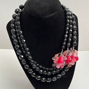 White House Black Market Glass Necklace
